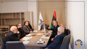 اجتماع بمقر مجلس أصحاب الأعمال الليبيين – فرع المنطقة الشرقية، ضم اللجنة التأسيسية للصندوق والشركة التعاونية ولجنة متابعة توصيات المنتدى الاقتصادي للشراكات التعاونية